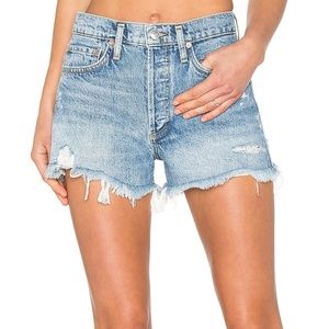 NWT AGOLDE Parker Vintage Cut Off Short in Swapmeet Size 26